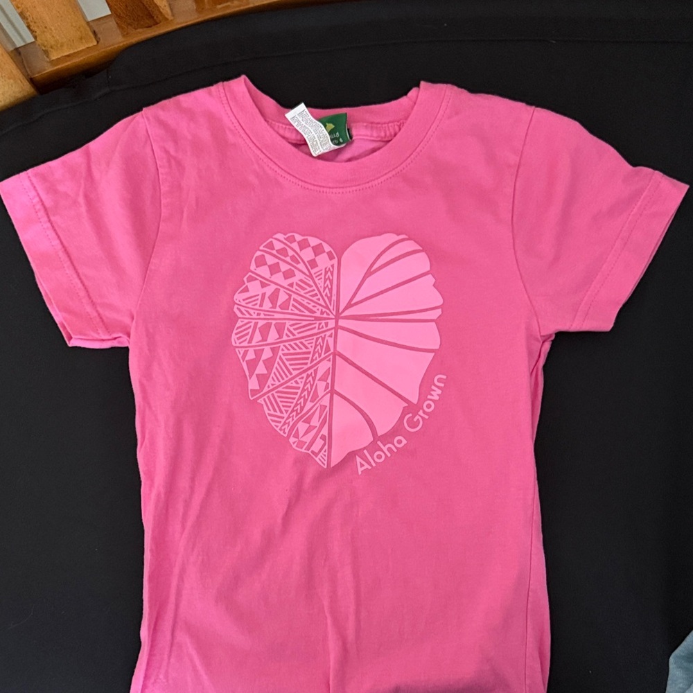 Aloha Grown Pink Kids T-Shirt